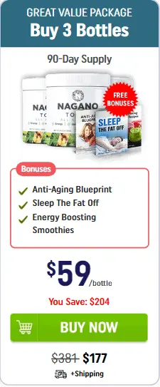 Nagano Tonic Three Bottle Price